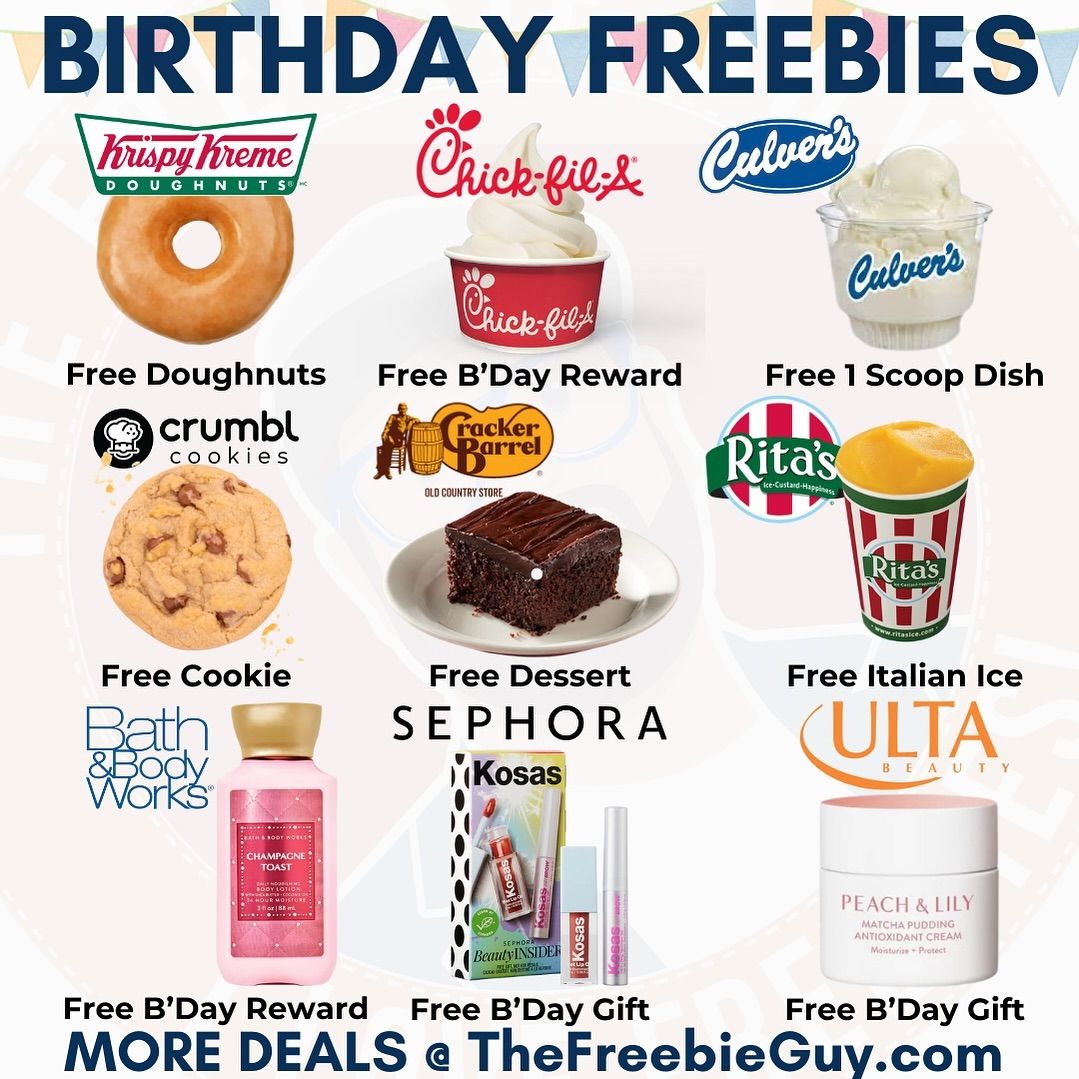 Best Free Birthday Rewards for You