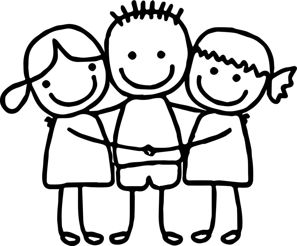 Best Friend Coloring Pages