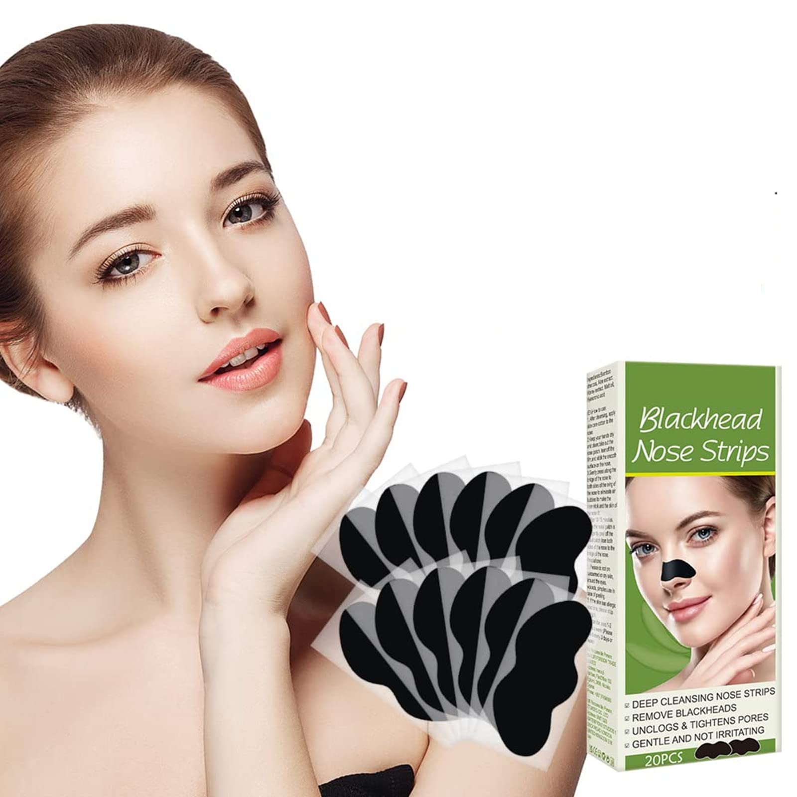 Blackhead Strips Pore Strips for Nose -80 Pieces set, Blackhead Remover ... Blackhead Strips Pore Strips for Nose -80 Pieces set, Blackhead Remover ...