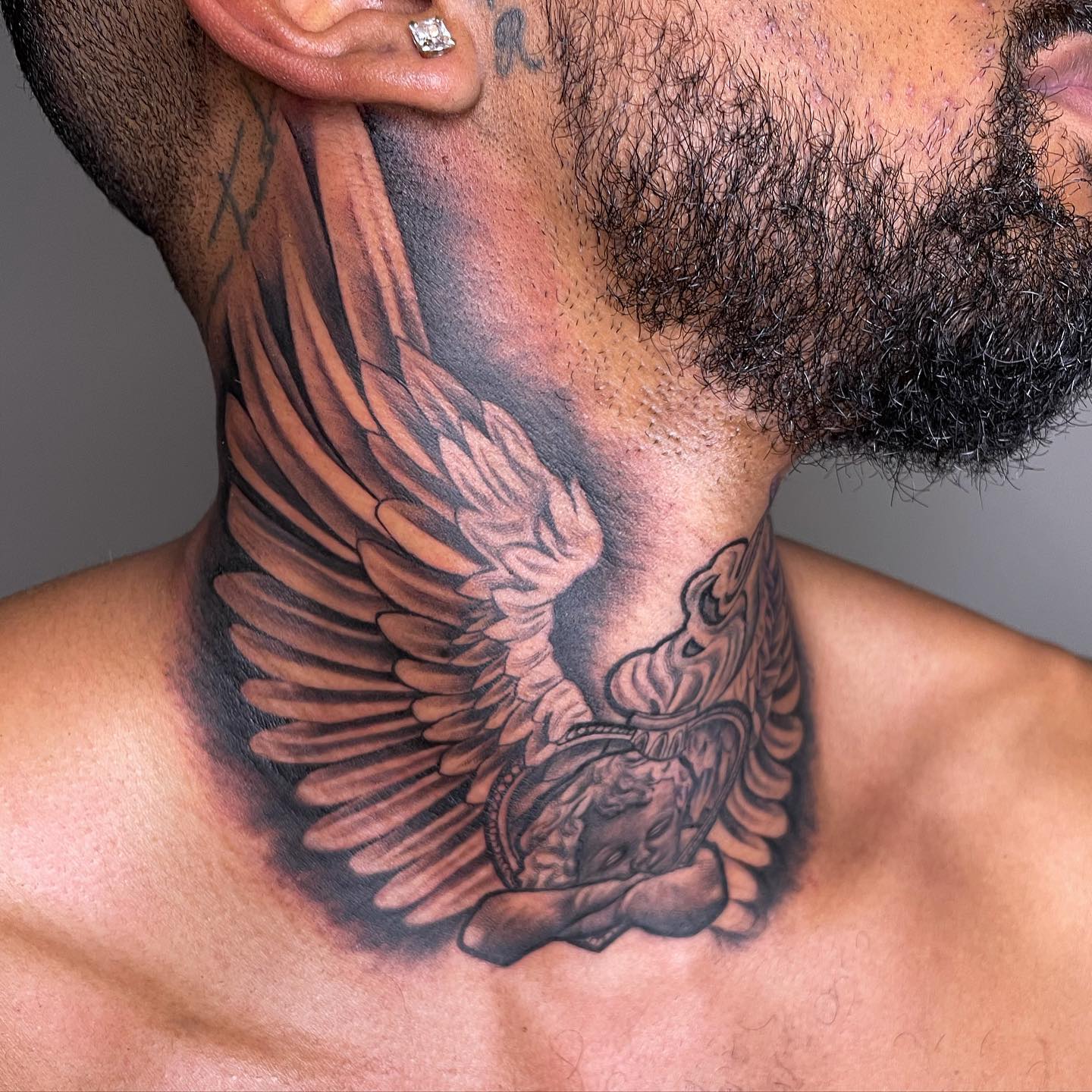 Best Neck Tattoos for Men Designs Inspiration