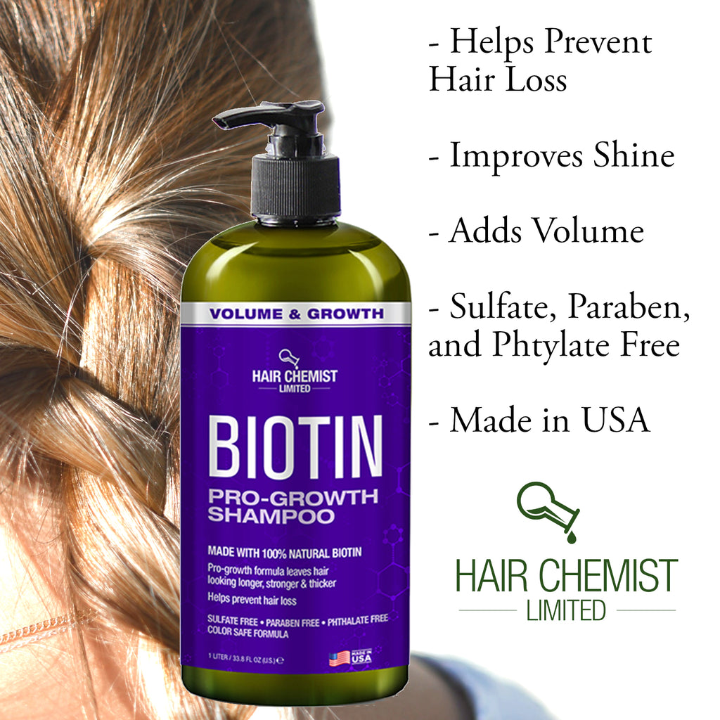 Hair Chemist Biotin Pro-Growth Shampoo 33.8 oz. | Hair Chemist ... Best shampoo for hair growth