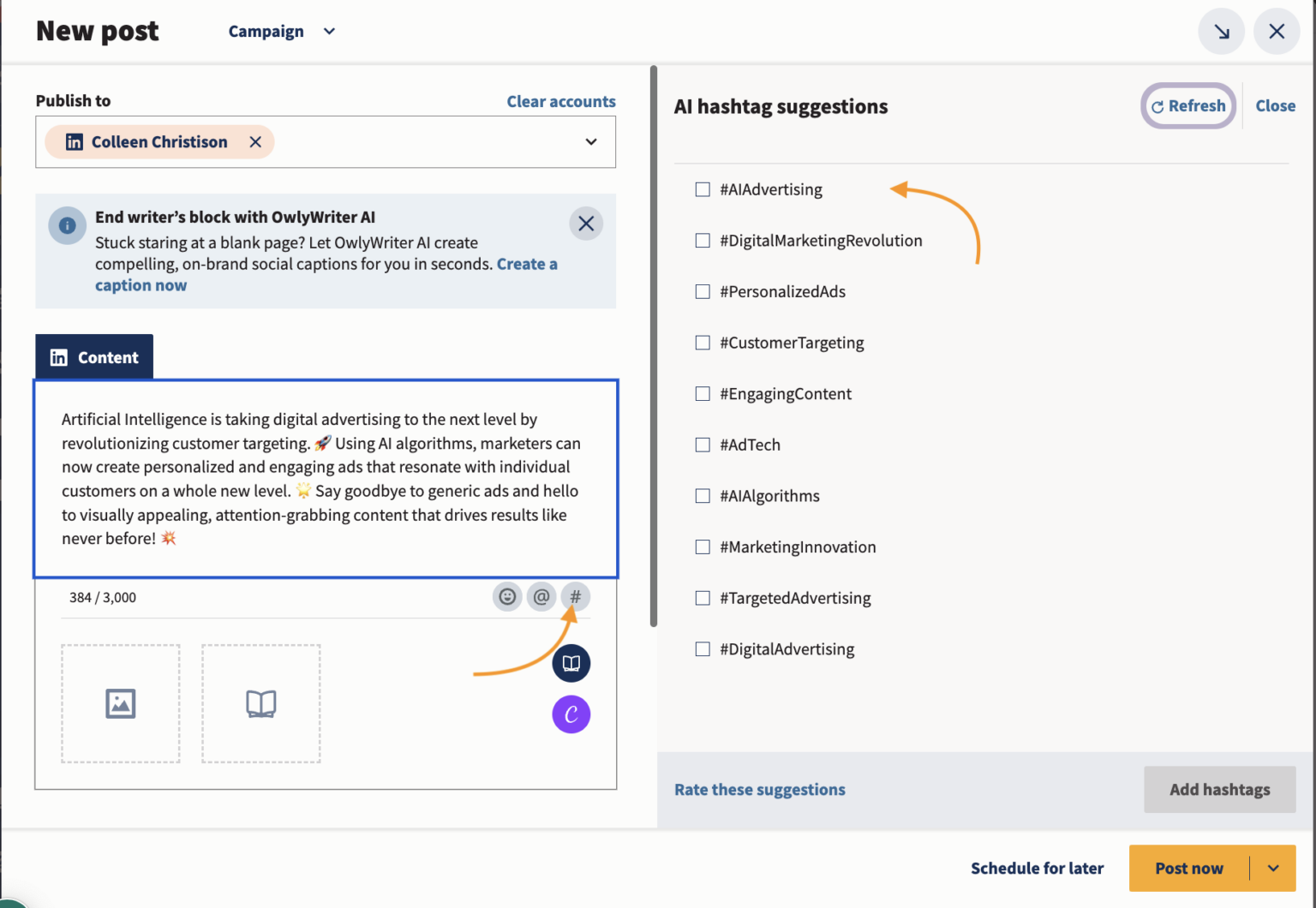 Best LinkedIn Hiring Hashtags