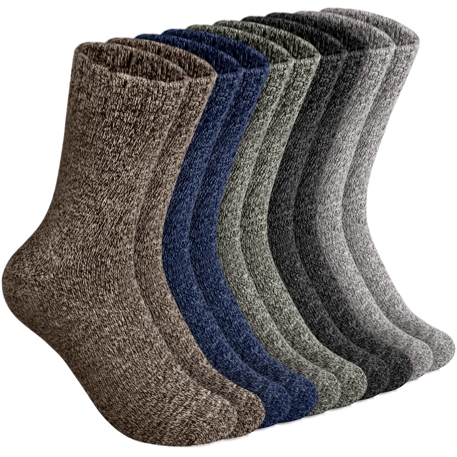 6 Pairs Women's Merino Wool Thermal Socks, Insulated Heated for Cold ... Best socks for cold weather