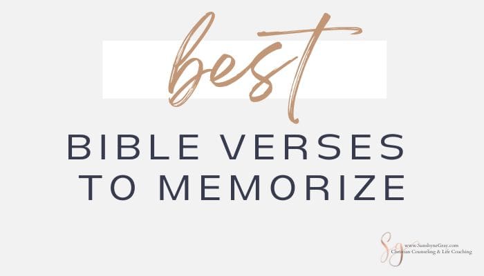 100 Bible Verses to Memorize Best verses to memorize