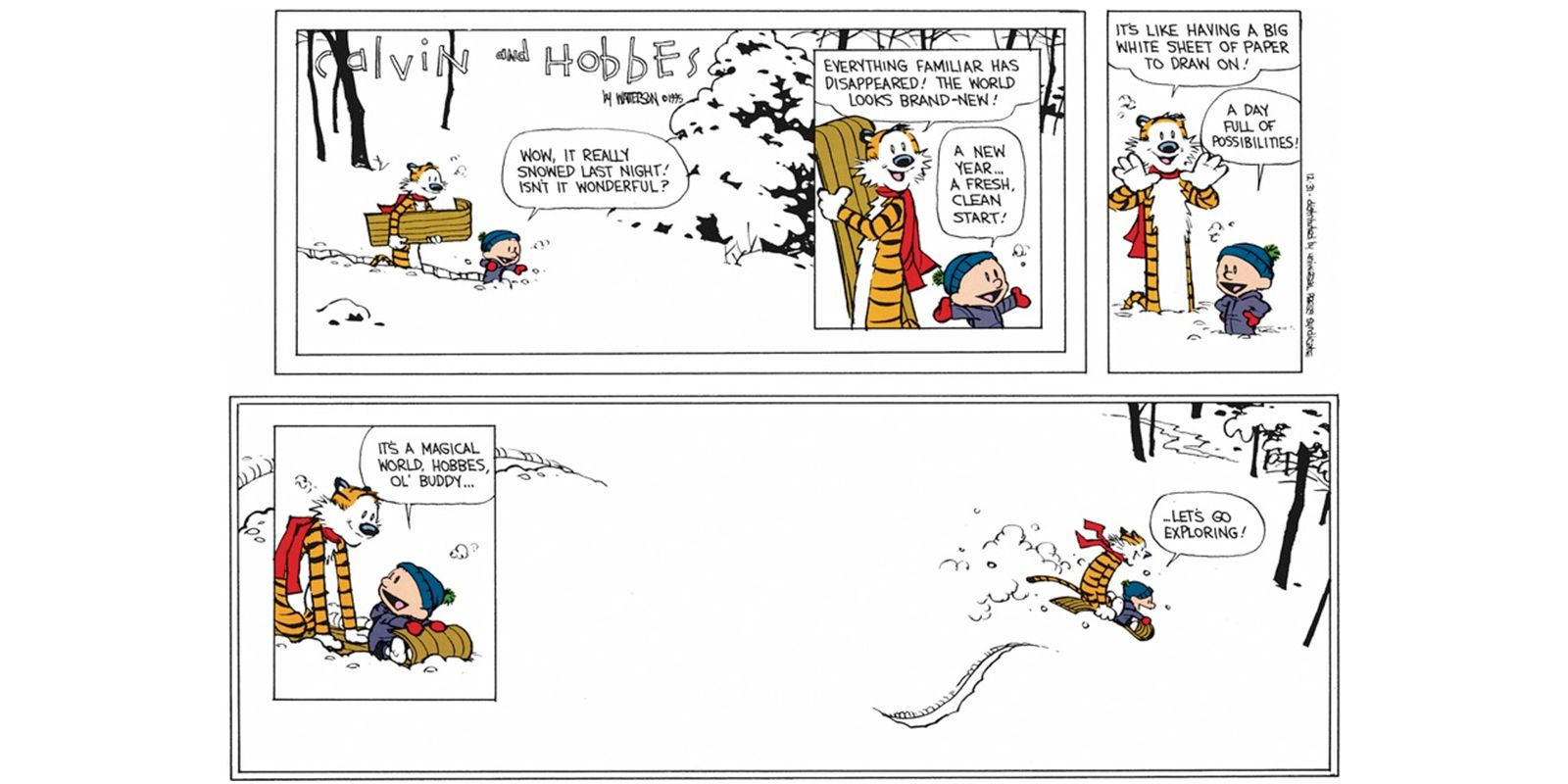 Best Calvin and Hobbes Strips, A Collection of Timeless Classics