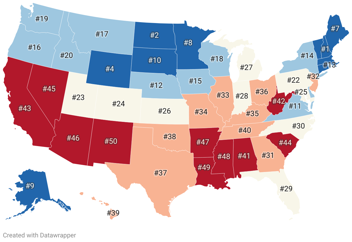 Building a Life in The 5 Best States To Live In - Frugal Rules Best country states to live in