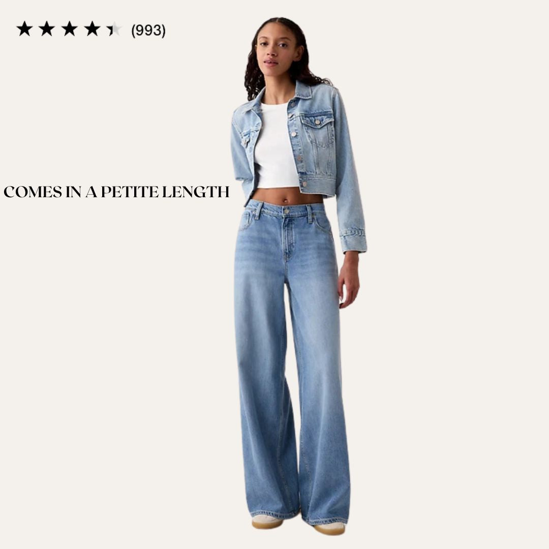 Best wide leg jeans for petites