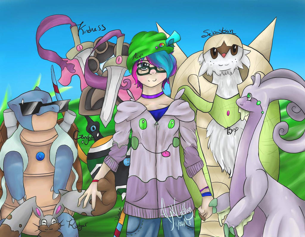Pokemon X Team by AlyxSylvesterSkyline on DeviantArt Best pokemon team x