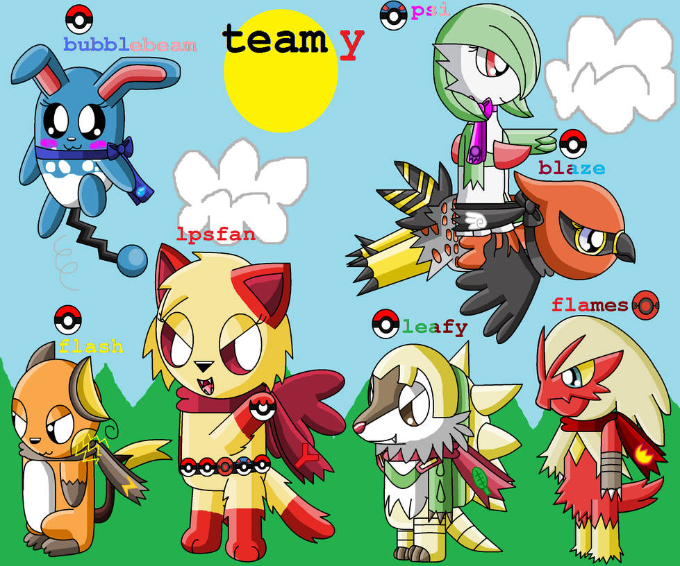 Pokemon Y Team Fully Evolved by pokemonlpsfan on DeviantArt Best team on pokemon y