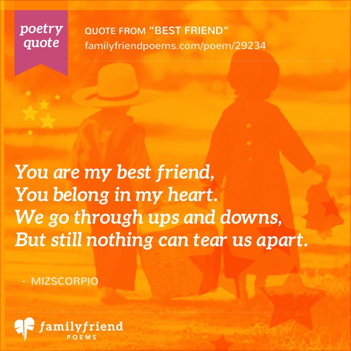 Best Friend Friendship Poems