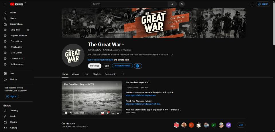 Best History YouTube Channels for History Enthusiasts