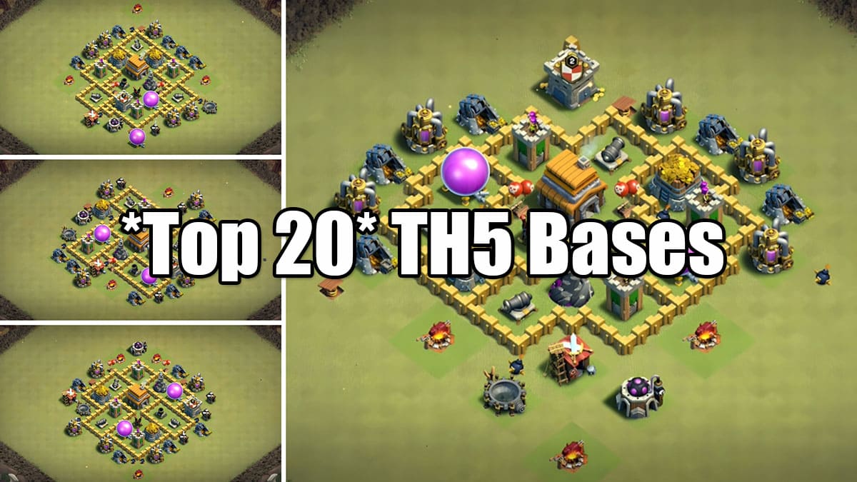Clash Of Clans Town Hall 5 Base